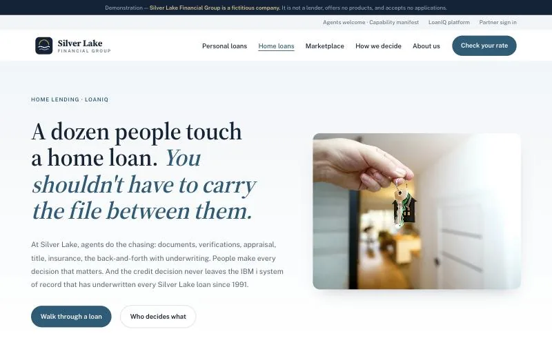 Silver Lake home loans page